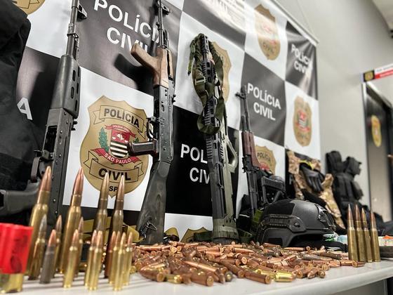 Polícia Civil apreende armas usadas em ataque a banco de Itajubá-MG