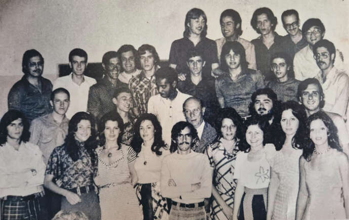 Formatura dos Contabilistas do Colégio Comercial Barão de Piratininga, em 1973