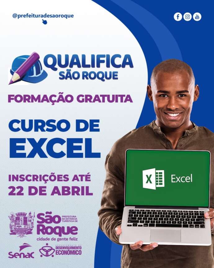 Qualifica São Roque oferece Curso de Excel