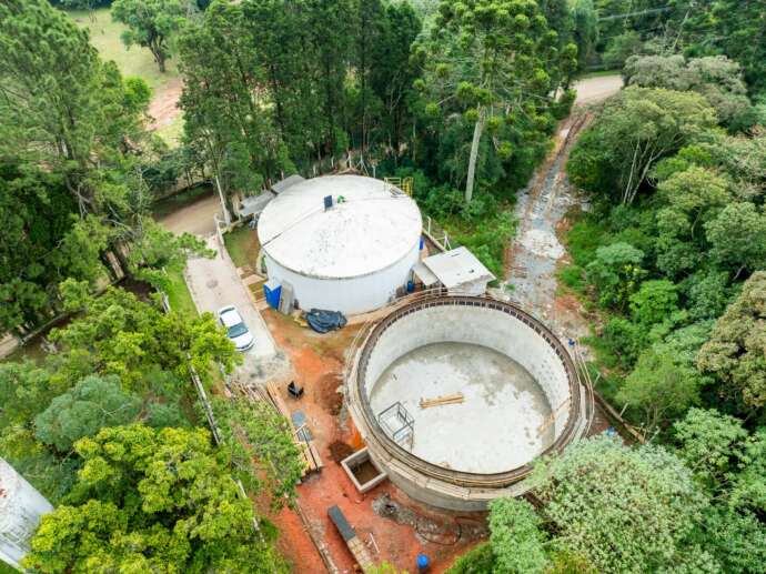 Novo reservatório de água avança em São Roque