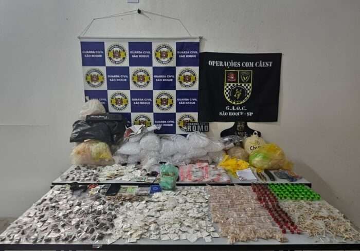 GCM de São Roque apreende mais de 2 mil porções de drogas no bairro Paisagem Colonial