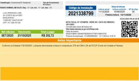 CPFL Piratininga adota novo modelo de conta de energia a partir de 1º de outubro
