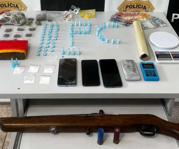 Polícia Civil realiza operação em Tietê e apreende drogas, armas e munições
