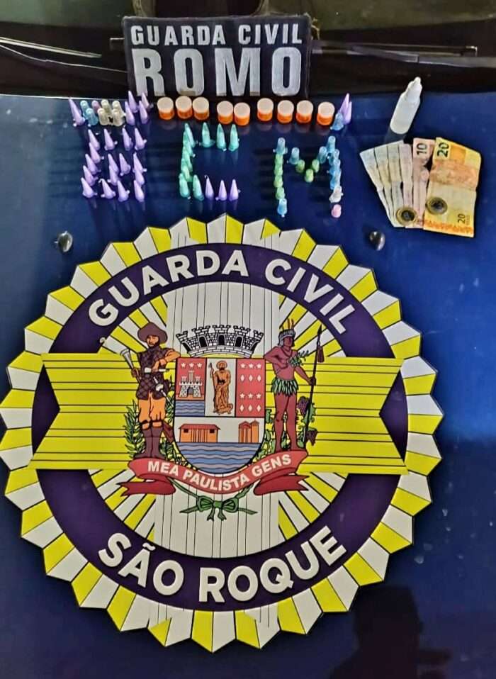 GCM de São Roque prende homem por tráfico de drogas no Jardim Conceição