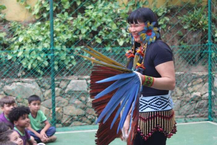 Educare promove encontro com Auritha Tabajara e reforça compromisso com a infância, a cultura e o respeito aos povos originários