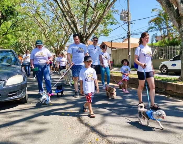 3ª Cãominhada reúne famílias e pets no Recanto da Cascata em São Roque