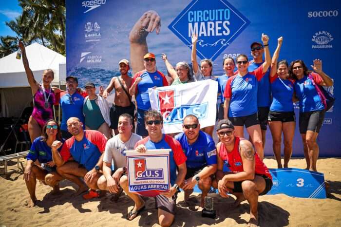 Equipe de Águas Abertas do G.U.S. brilha na 4ª etapa do Circuito Mares em Ilhabela