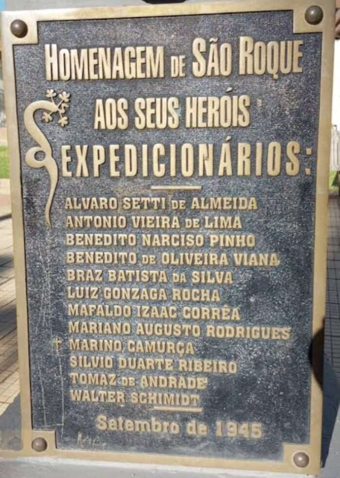 Há 80 anos: Homenagem aos soldados são-roquenses na Segunda Guerra Mundial
