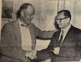 Em 1955, Lívio Tagliasacchi eleito prefeito de São Roque; Juscelino Kubitschek presidente do Brasil