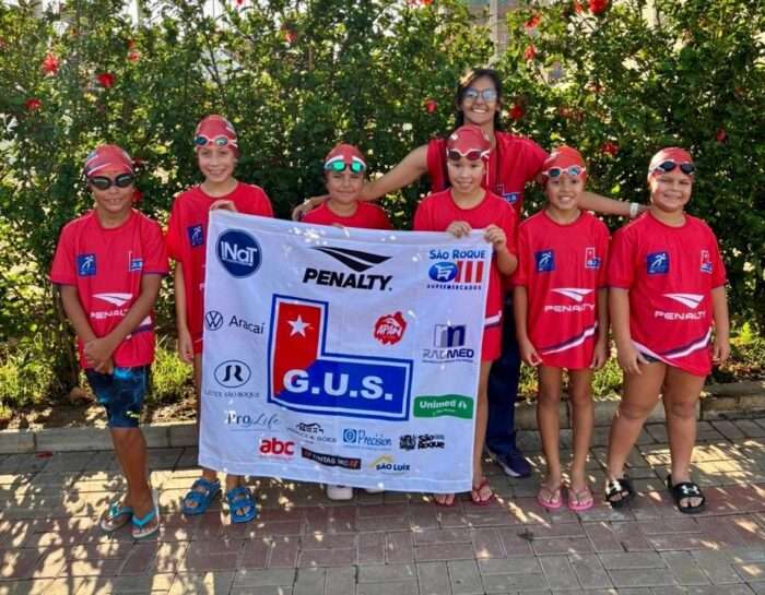 Jovens nadadores do Grêmio União Sanroquense se destacam na 2ª Etapa do Circuito Pré-Mirim a Mirim em Araras