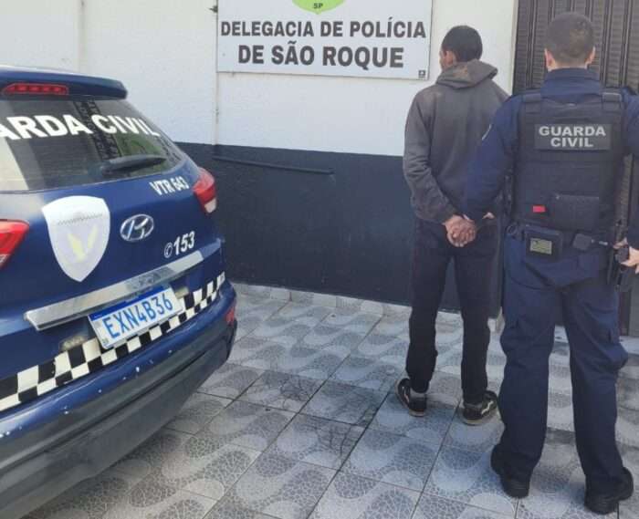 GCM de São Roque prende suspeito de furto durante patrulhamento no Centro
