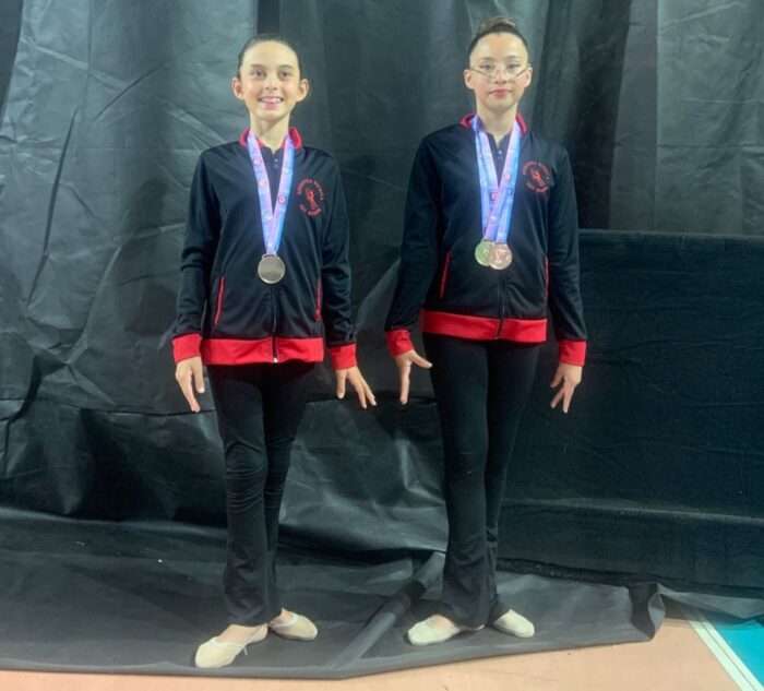 Atletas na Copa São Paulo de Ginástica Rítmica