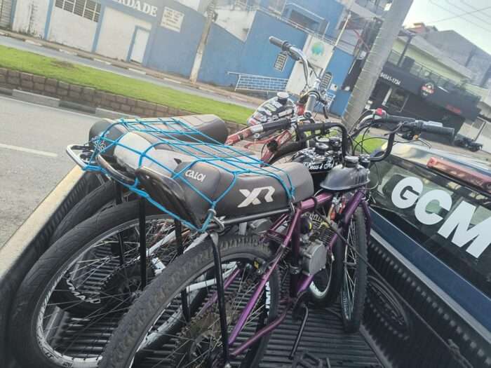 Bicicletas Motorizadas Apreendidas Pela GCM de São Roque