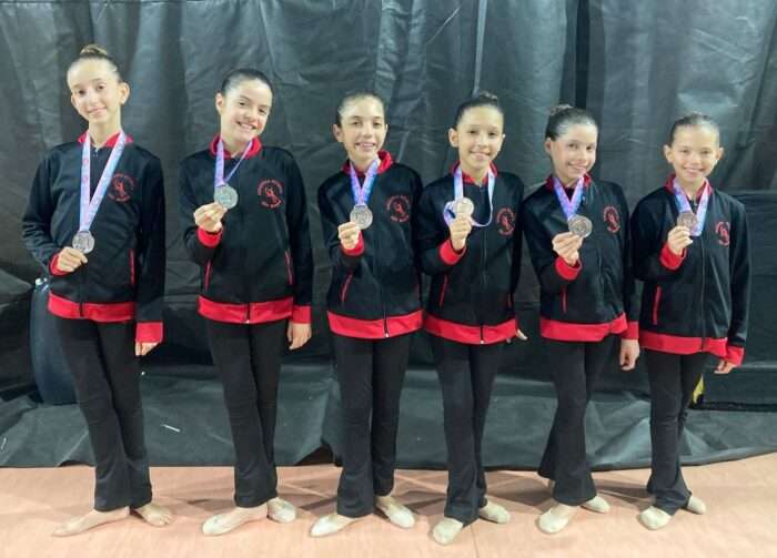 Atletas na Copa São Paulo de Ginástica Rítmica