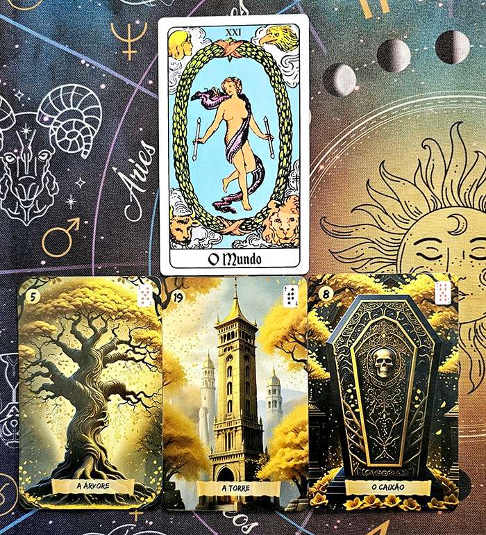 Fim de semana sob a energia do arcano O Mundo indica encerramentos e consolidação