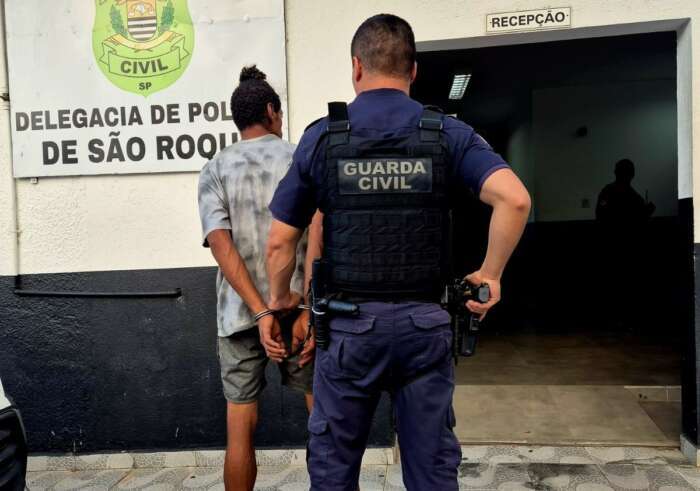 GCM de São Roque prende homem com mandado por furto no bairro Paisagem Colonial