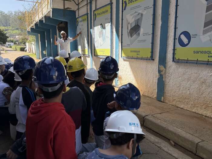Saneaqua recebe 690 alunos em visitas à ETA Cruzeiro em Mairinque