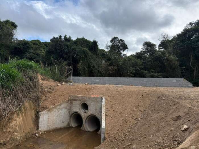 Prefeitura de Mairinque conclui nova ponte da estrada do Cristal
