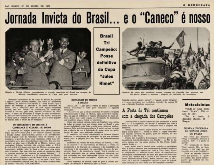 O tricampeonato do Brasil e a primeira Copa do Mundo no Uruguai, em 1930