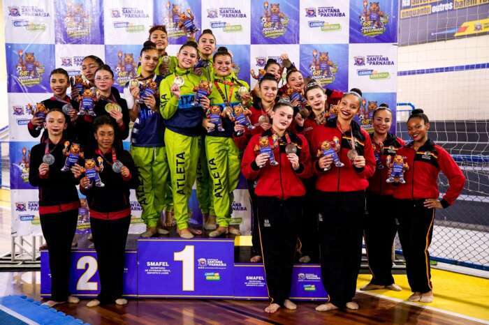 Ginástica Rítmica de São Roque conquista ouro, prata e bronze nos Jogos Regionais