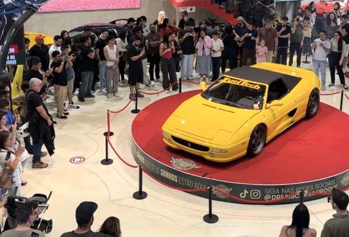 Ferrari F355 restaurada por Anderson Dick vira nova atração do Parque Dream Car em São Roque