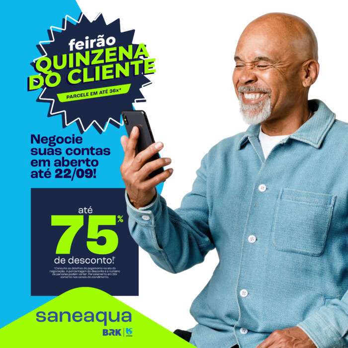 Saneaqua oferece até 75% de desconto para negociação de contas atrasadas em Mairinque