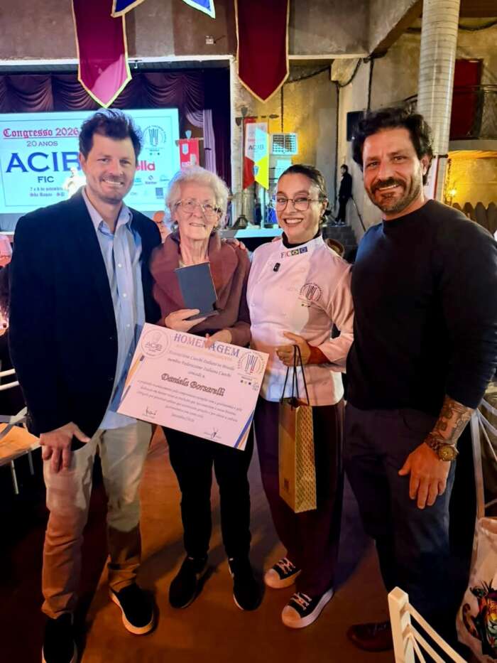 ‘Stefano Hotel e Restaurante’ recebe homenagem em evento promovido pelaACIB – Associação dos Cozinheiros Italianos